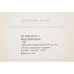 Monumental Frank Stella Unique Painting Over Limited Edition Screenprint